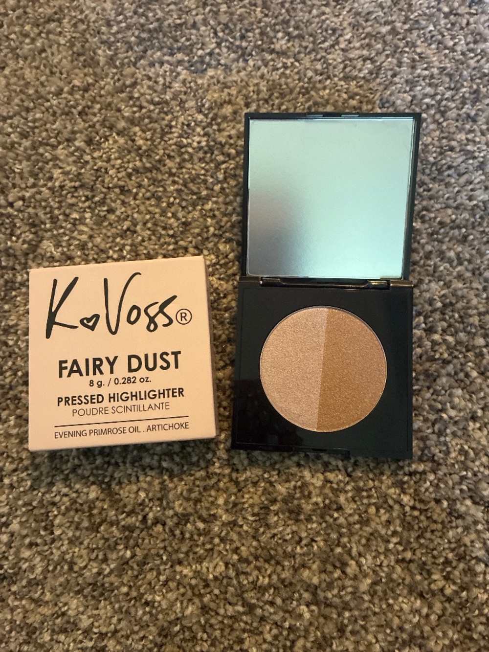 K Voss Fairy Dust Pressed Highlighter Moonlight Starkissed